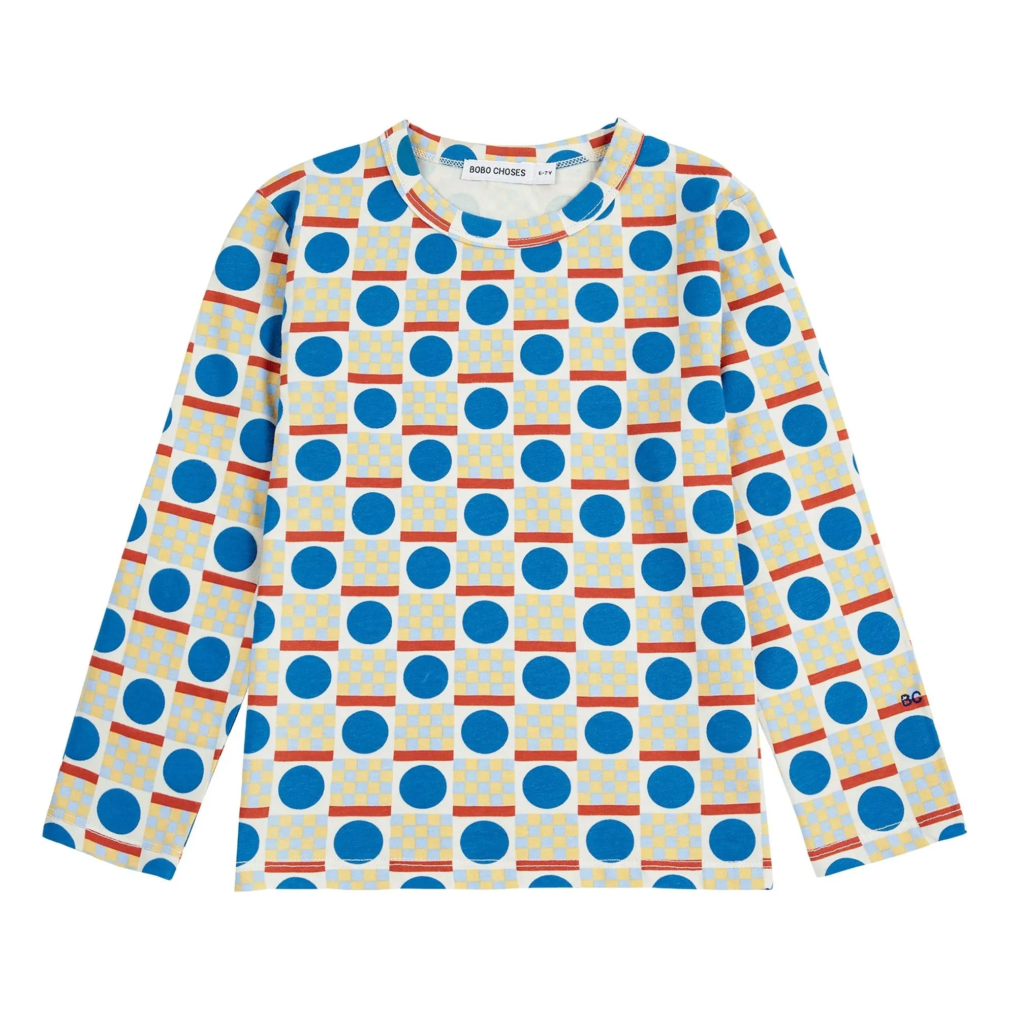 Bobo Choses - Geometric Organic Cotton T-Shirt | Ecru