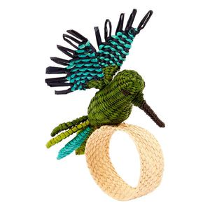 Coro Cora - Colibris Napkin Ring | Green