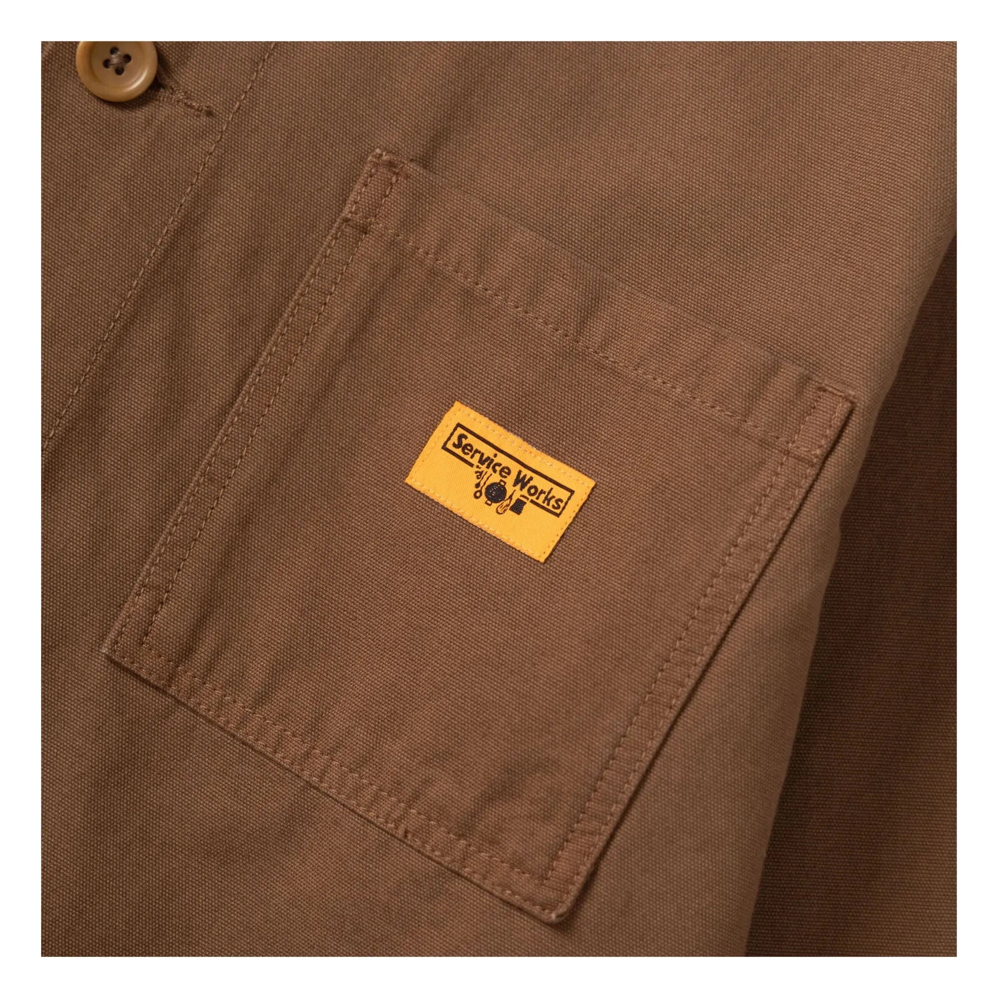 Service Works - Canvas Chore Overshirt | Brown