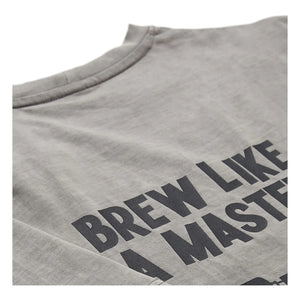 Anerkjendt - Akvillads Brewlikeamaster Tişört | Gri melanj