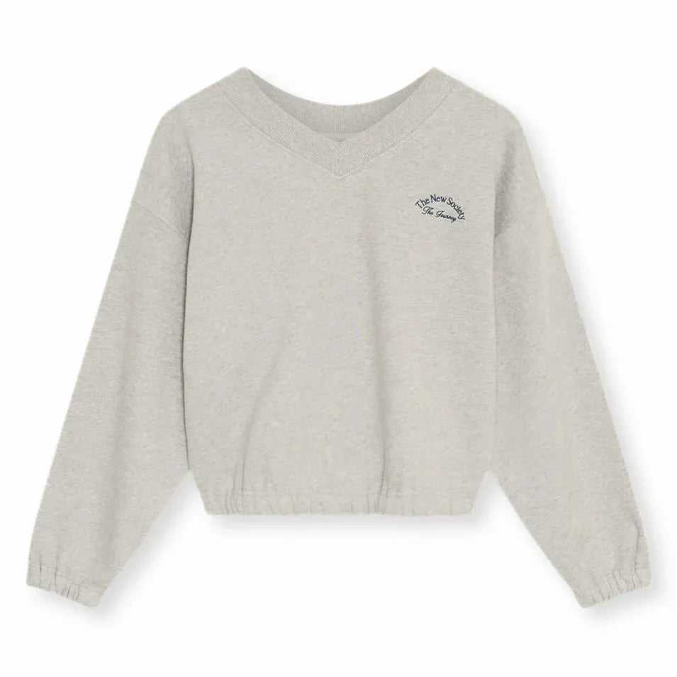 the new society - Mochi Pamuklu Sweatshirt | Gri