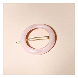 Bachca - Opaline Round Hair Clip | Pink