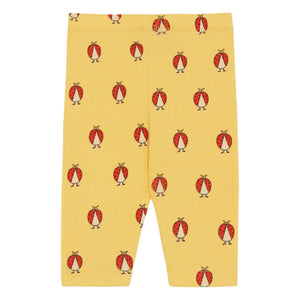 The Campamento - Organic Cotton Ladybug Leggings | Yellow