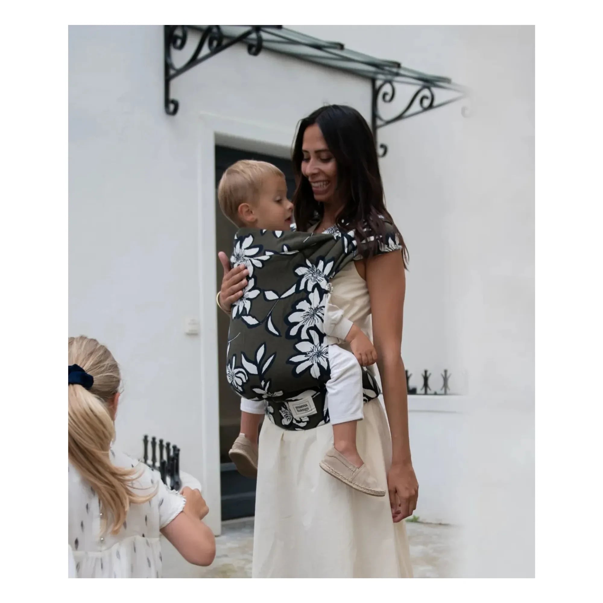 Mama Hangs - Carry & Bloom Baby Carrier | Khaki