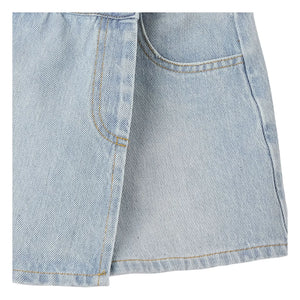 Fabula - Light Blue Denim Short Skirt