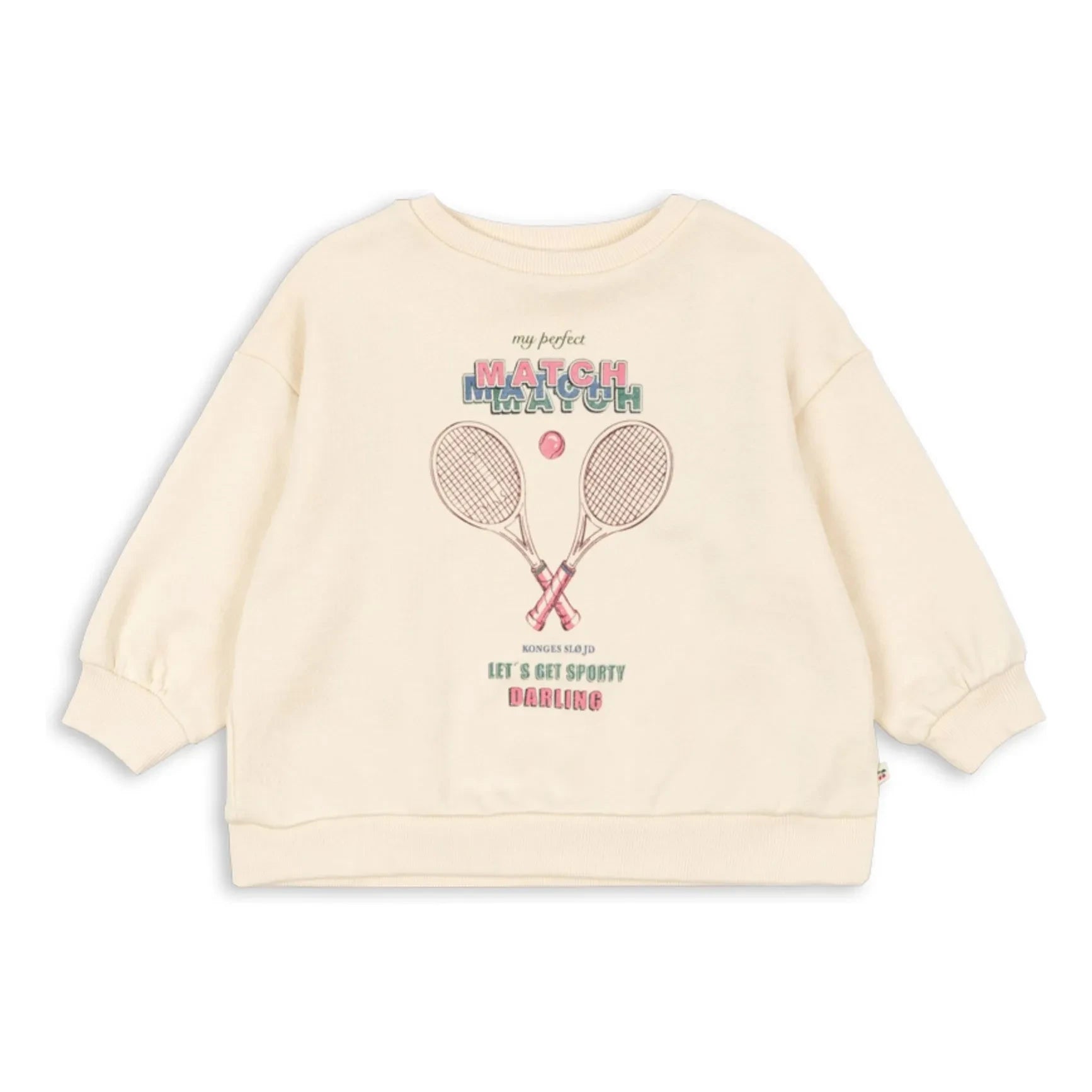 Konges Sløjd - Loupy Match Organic Cotton Sweatshirt | Cream