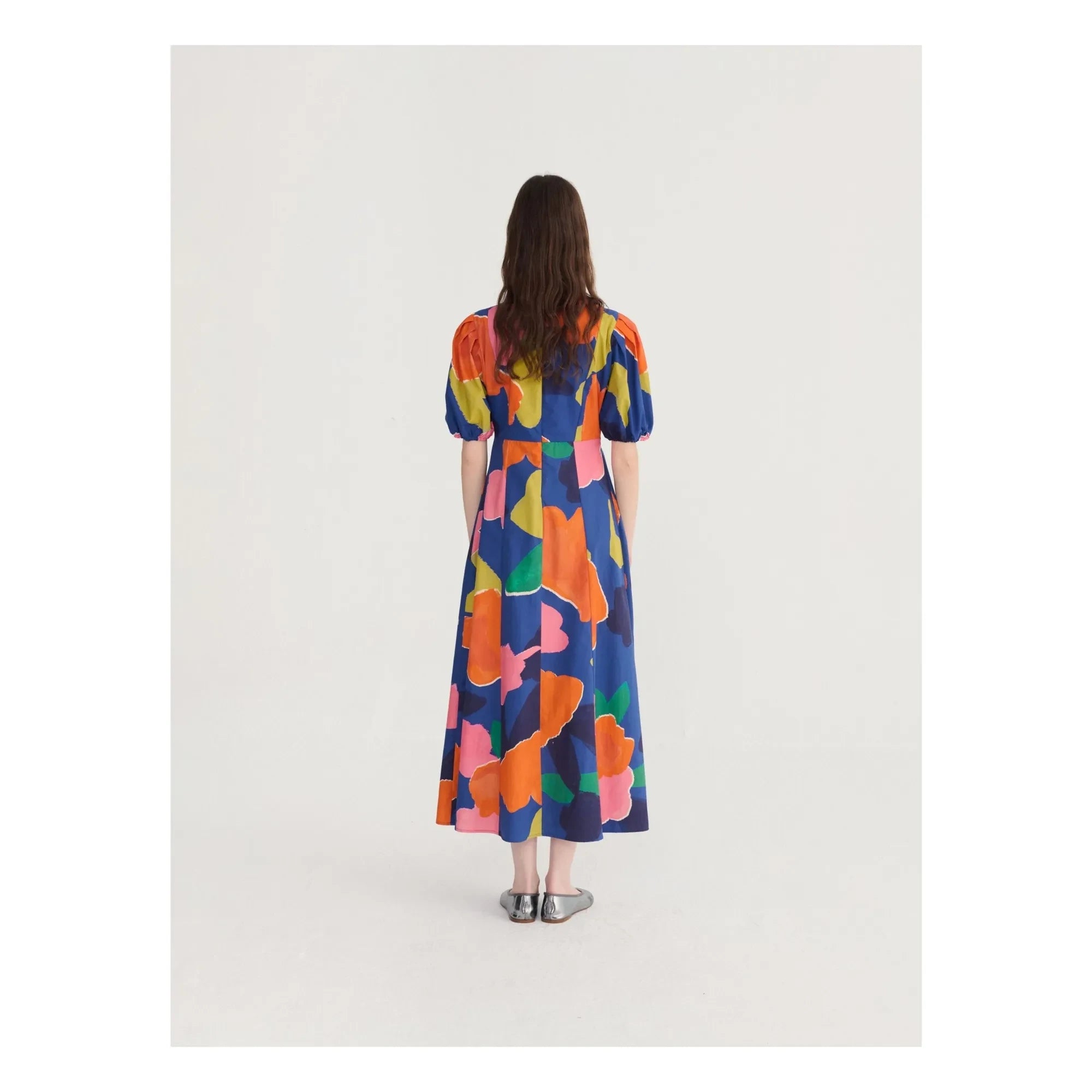 Bobo Choses - Blooming Color Organic Cotton Dress | Blue