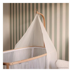 Charlie Crane - Kimi Bed Cover for Crib | White