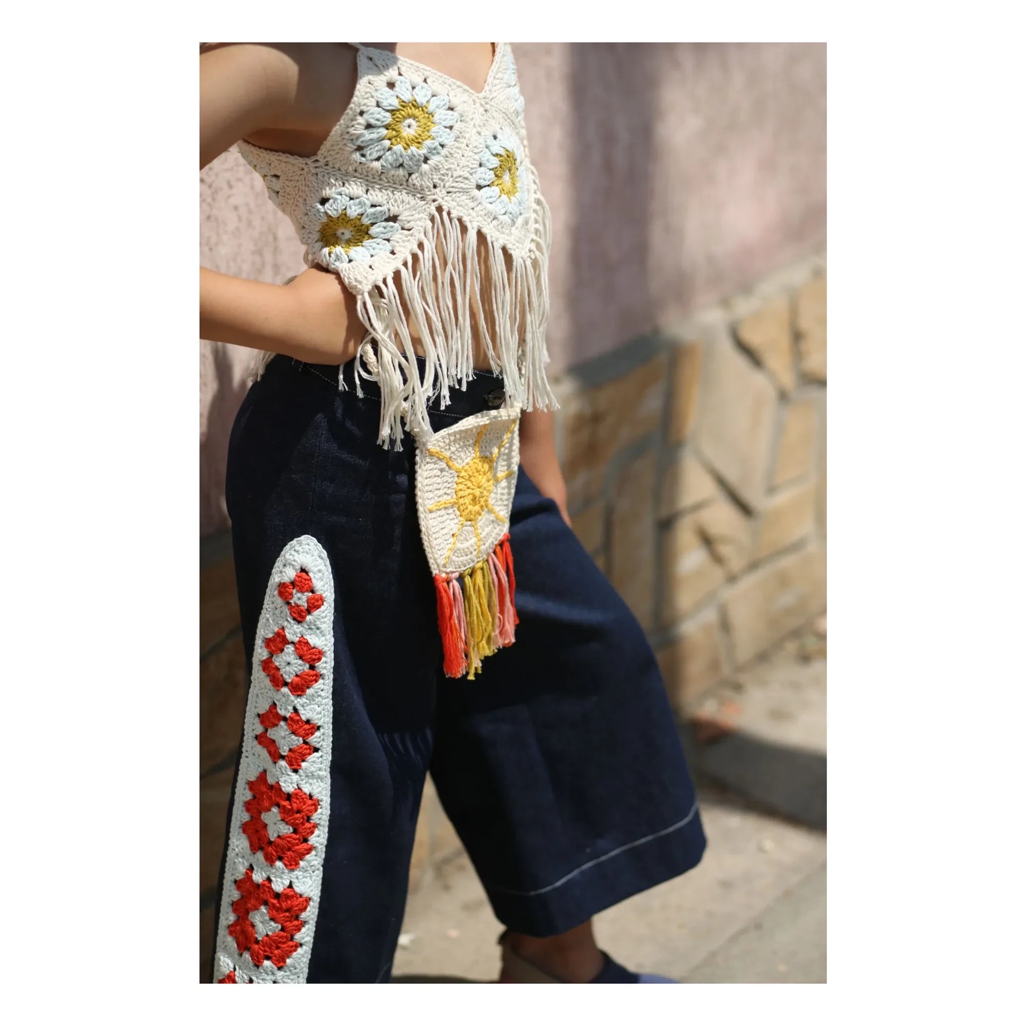 Kalinka - Crochet Sun Bag | Ecru