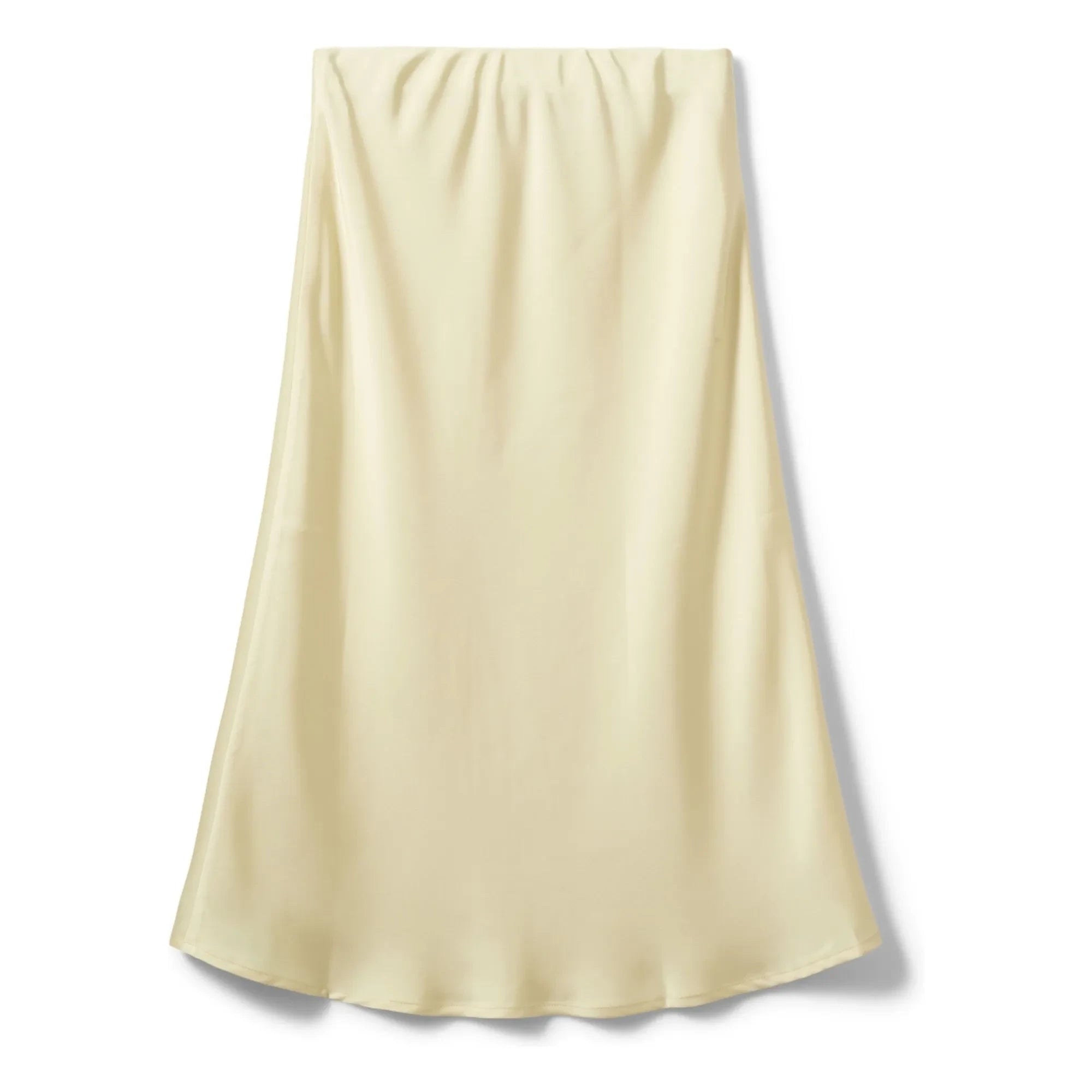 Sofie Schnoor - Long Satin Skirt Safia | Pale Yellow