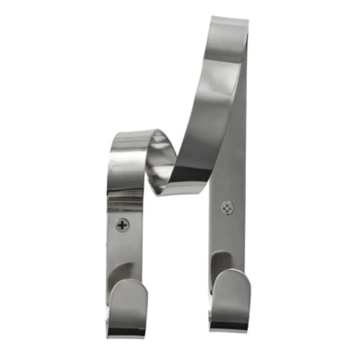 Broste Copenhagen - Ribbon Double Wall Hook | Silver