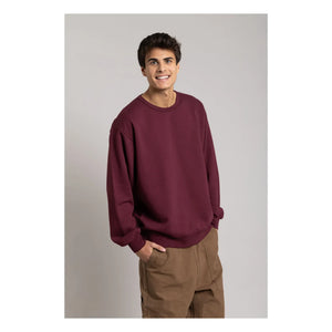 Smallable Man - Organic cotton sweatshirt | Aubergine