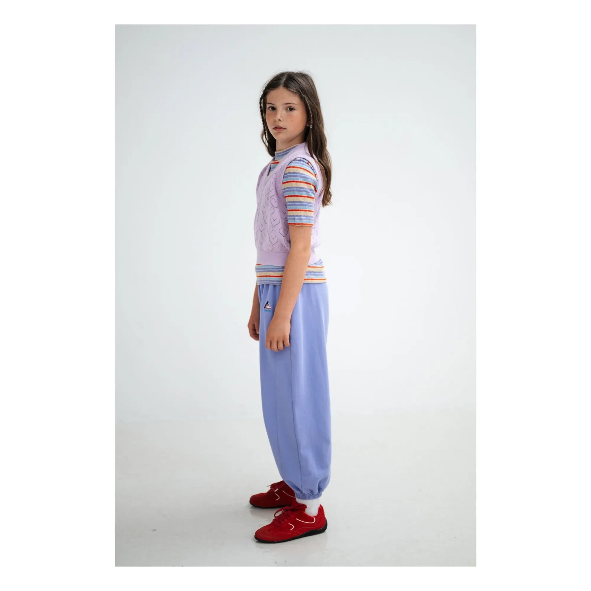 Repose AMS - Large Logo Organic Cotton Jogger | Purple