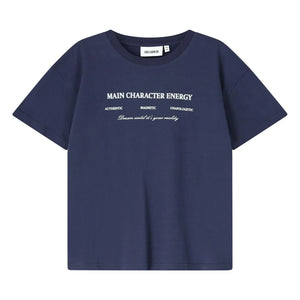 Cos I Said So - Main Character Organic Cotton T-Shirt | Navy Blue