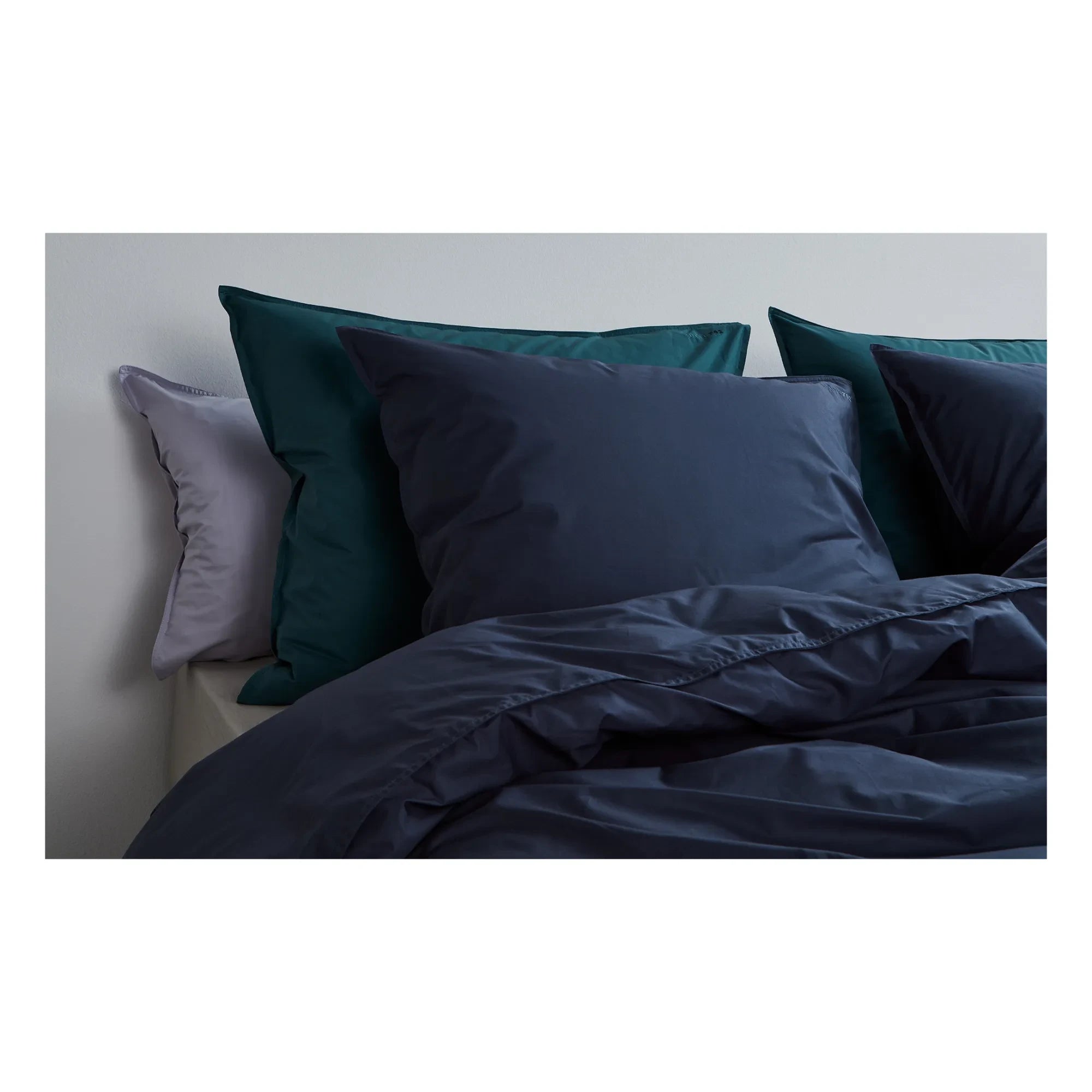 Suite 702 - Organik Percale Nevresim Kılıfı | Lacivert