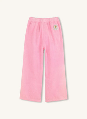 Kenzo - Kadife Lastikli Pantolon | Şeker Pembe