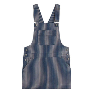 Thinking Mu - Rafaela Striped Organic Cotton Dress | Blue