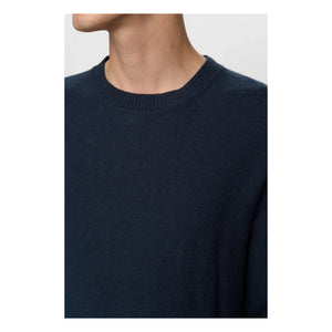 Anerkjendt - Akebbe Cotton Sweater | Dark Blue