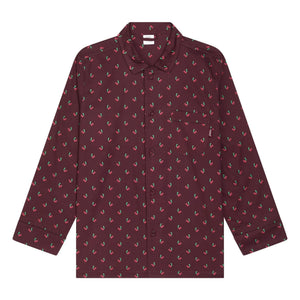 Pockies - Cherry Pajama Shirt | Navy Blue