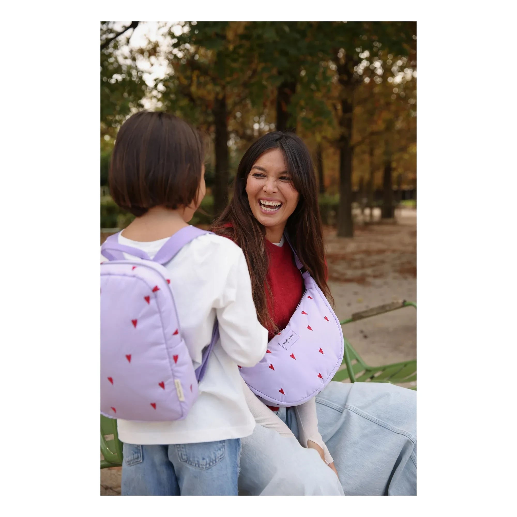 Studio Noos - Puffy Heart Backpack | Lilac