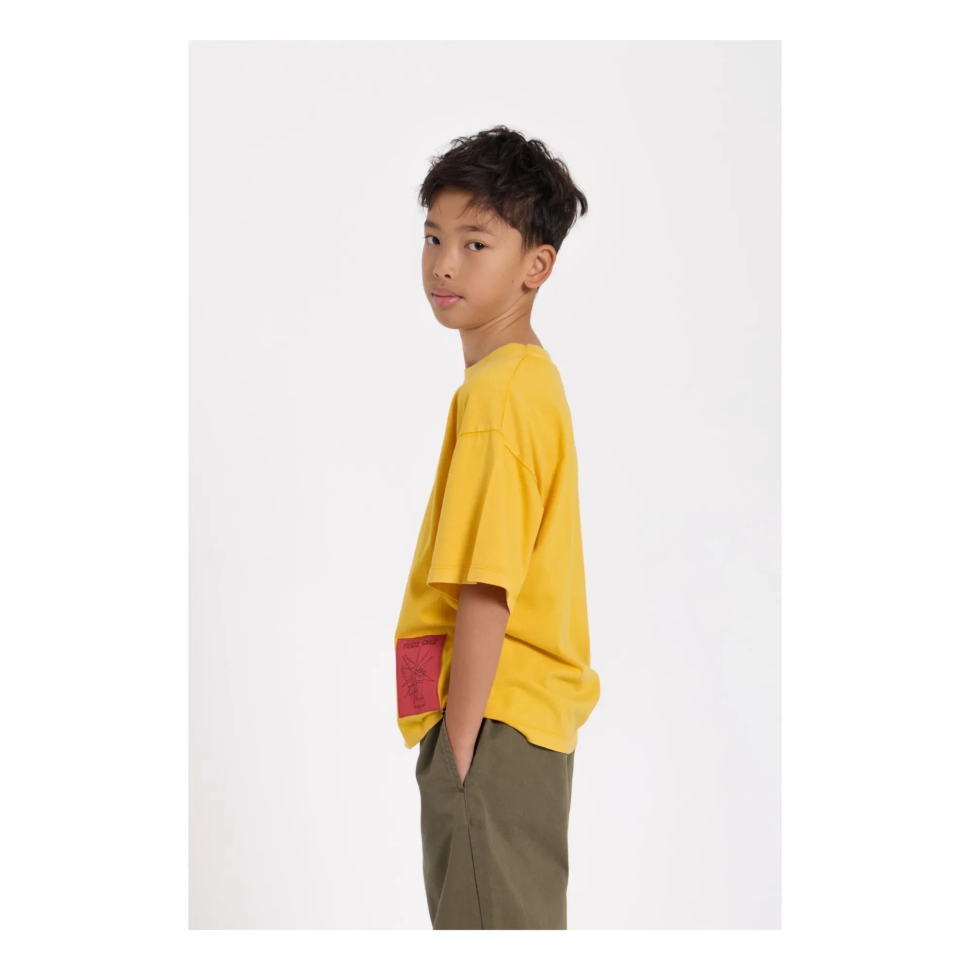 Finger in the nose - King T-shirt Organic Cotton | Yellow