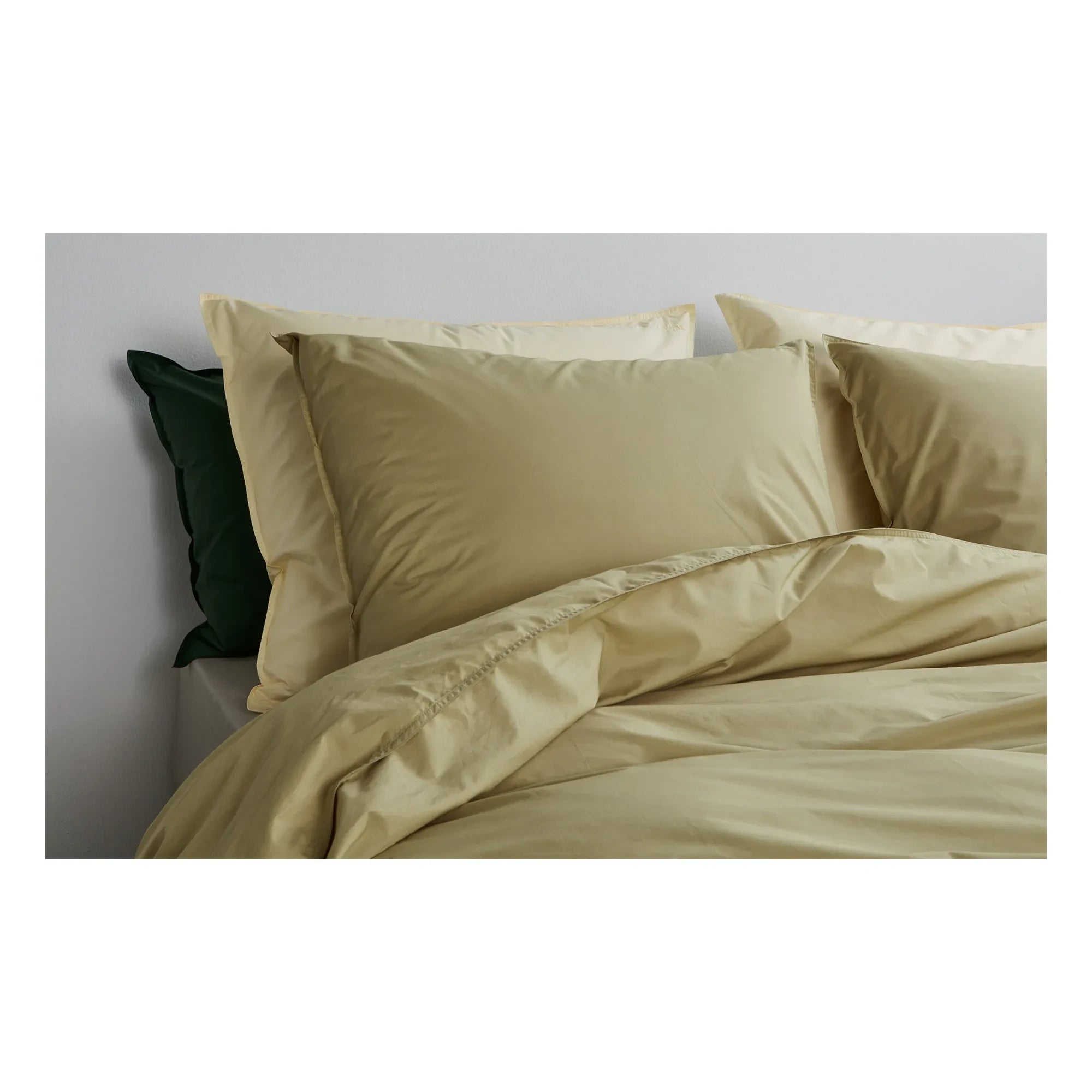 Suite 702 - Organic Percale Duvet Cover | Pistachio Green
