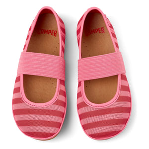 Camper - Striped Right Ballerina Shoes | Pink