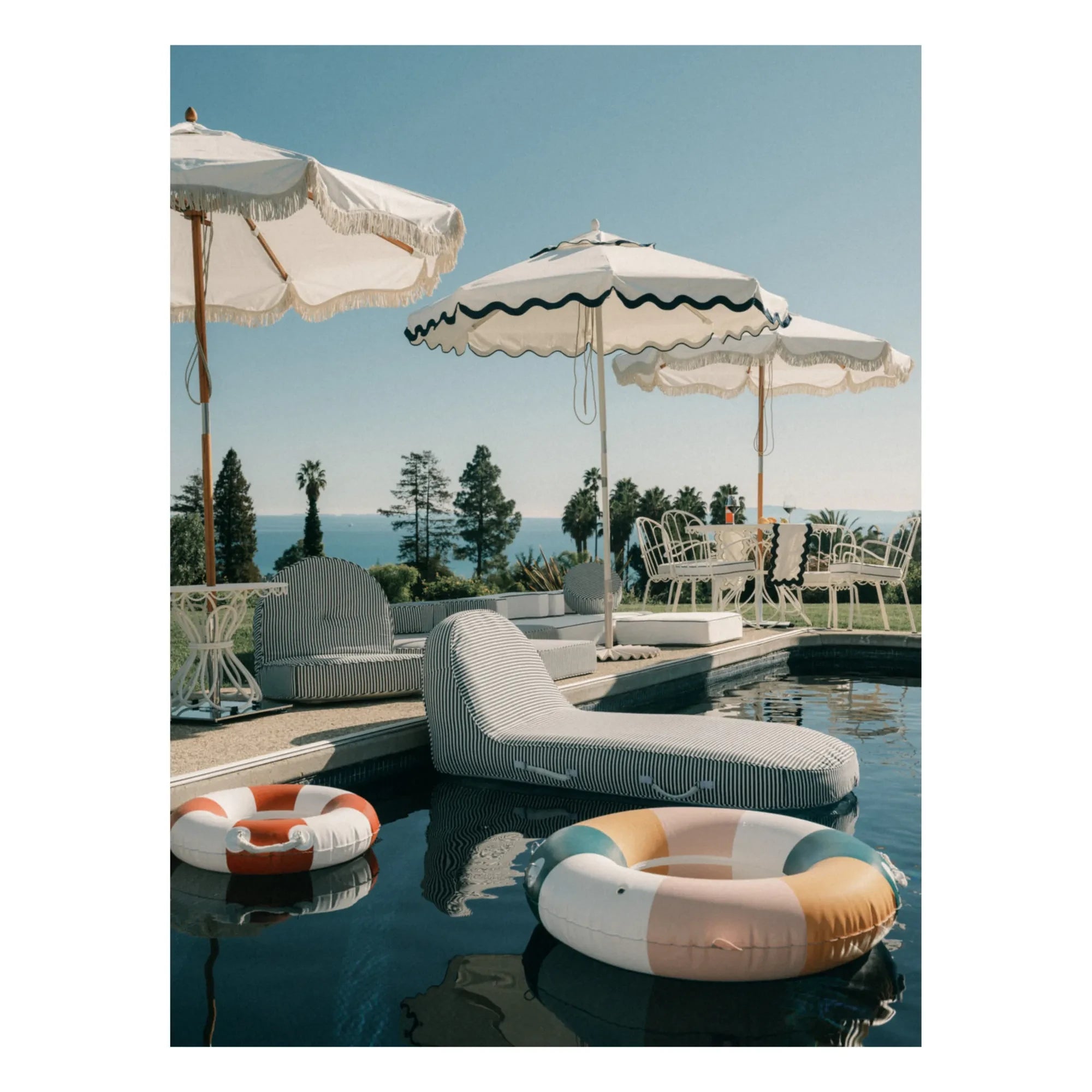 Business & Pleasure Co. - Floating Pool Mattress | Navy Blue