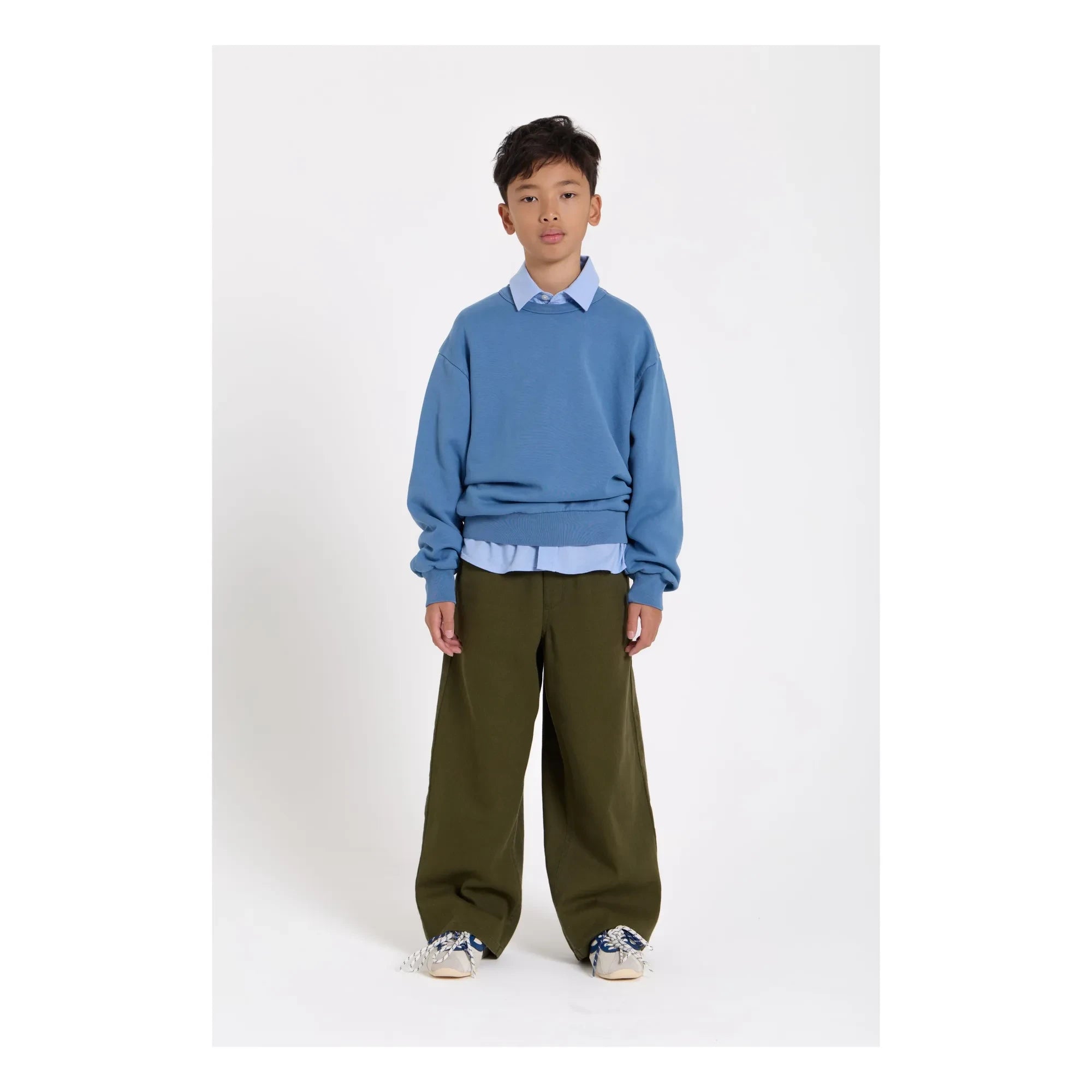 Smallable Kid - Arlo organik pamuklu sweatshirt | Mavi