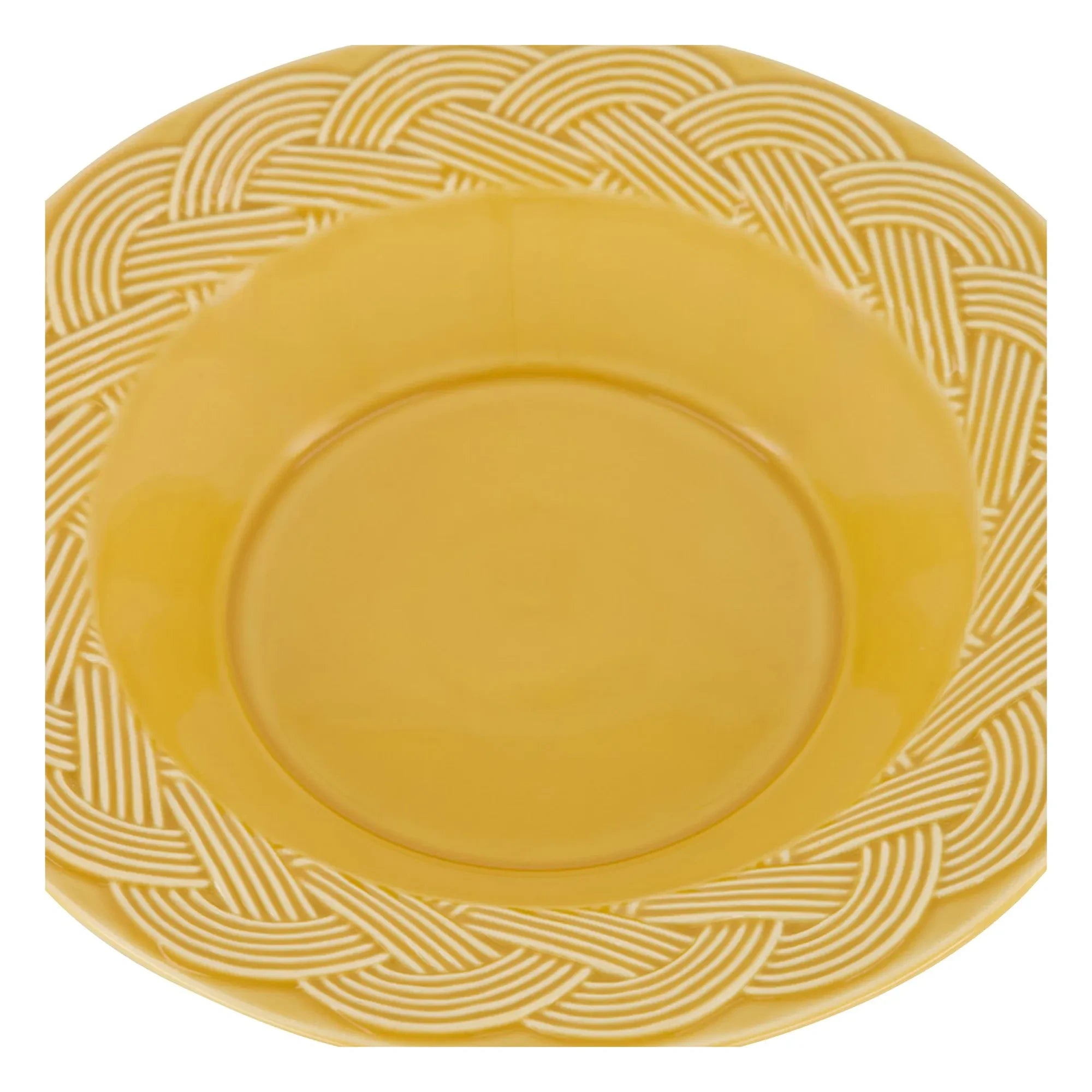 House of Capricorn - Wicker Soup Plate | Mustard