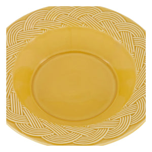 House of Capricorn - Wicker Soup Plate | Mustard