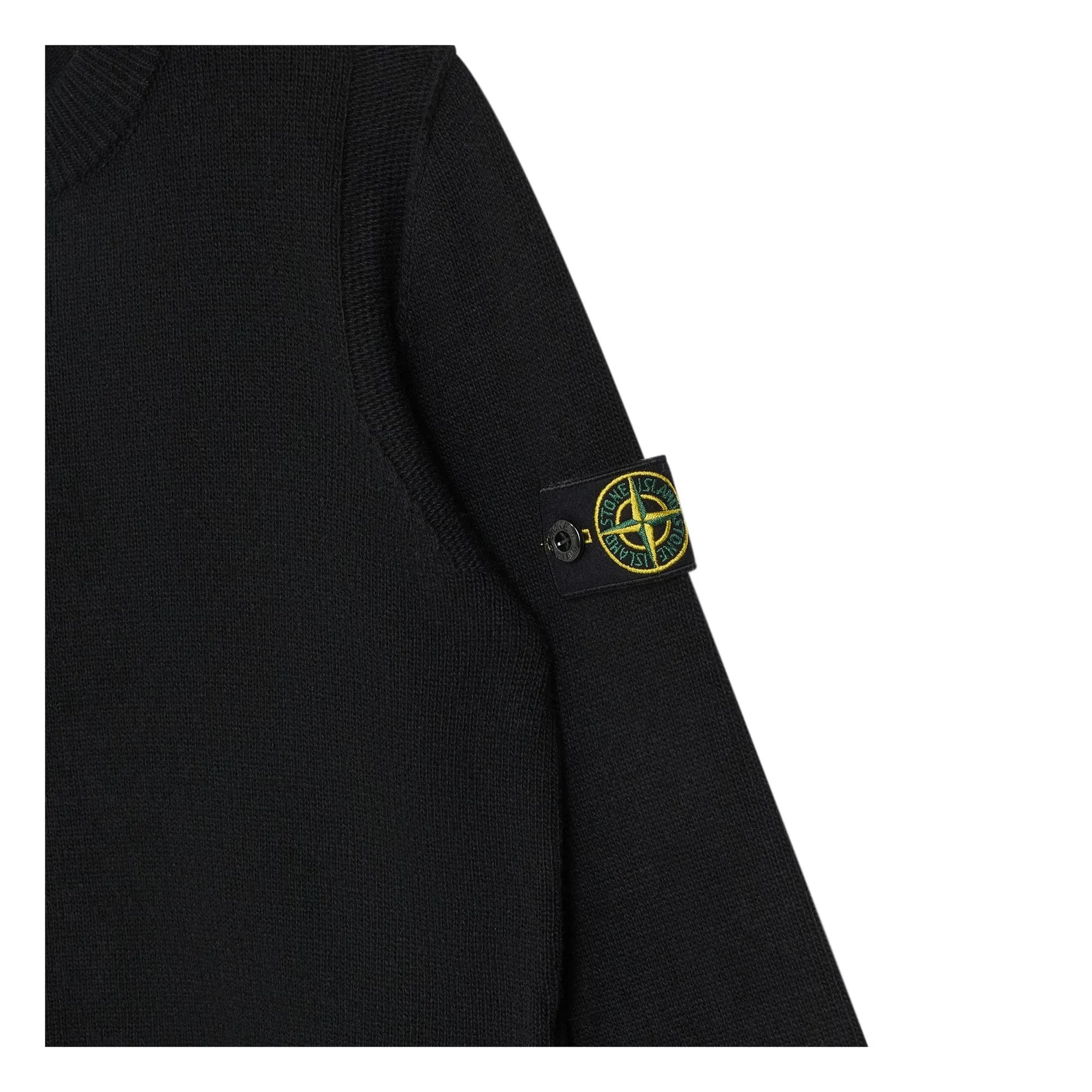 Stone Island - Logo Wool Sweater | Black