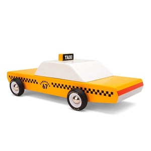 Candylab - Candycab Taxi - Wooden Toy | Yellow