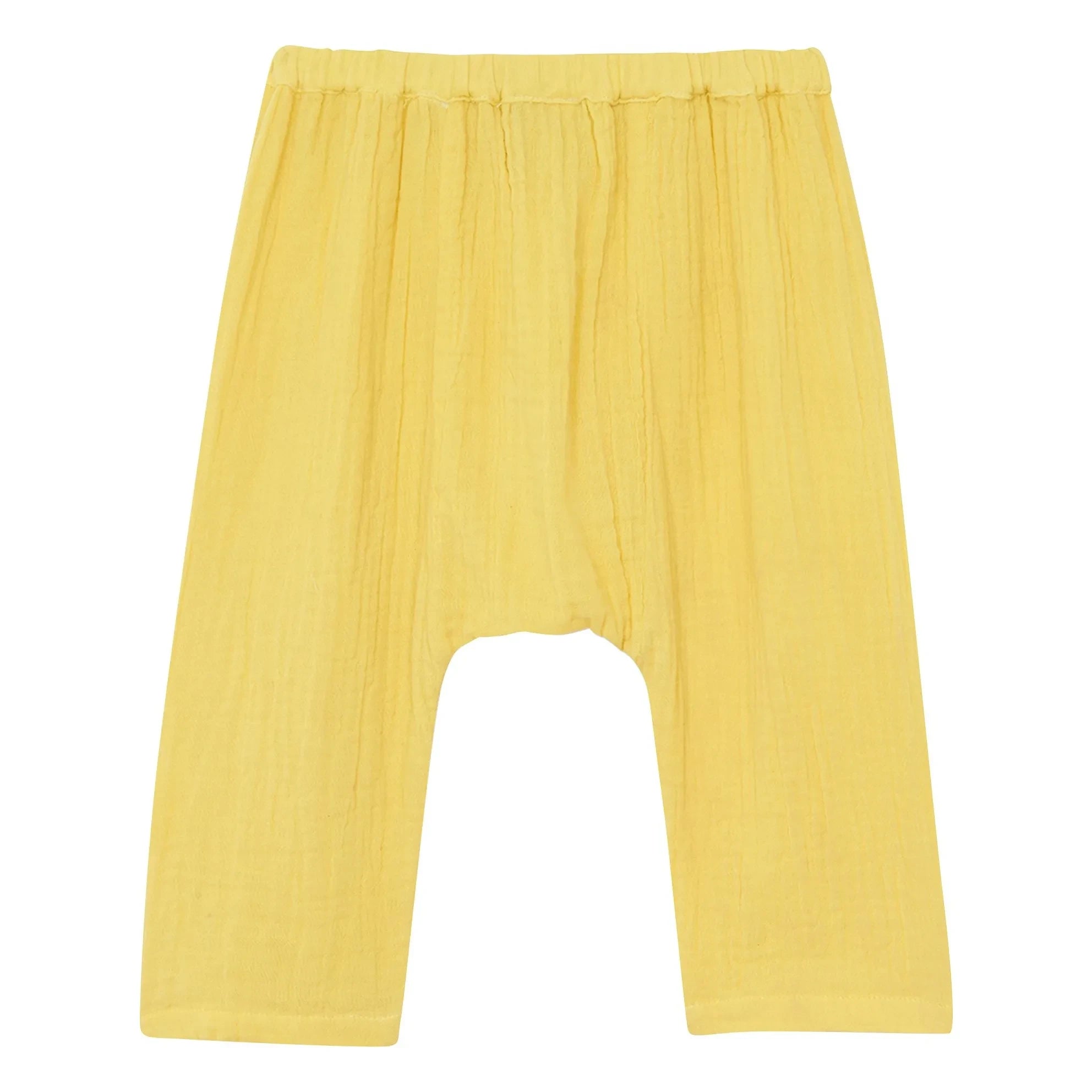 Bonton - Laos Cotton Gauze Pants | Yellow