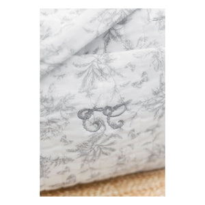 Tartine et Chocolat - Toile de Jouy Baby Diaper Bag | Gray