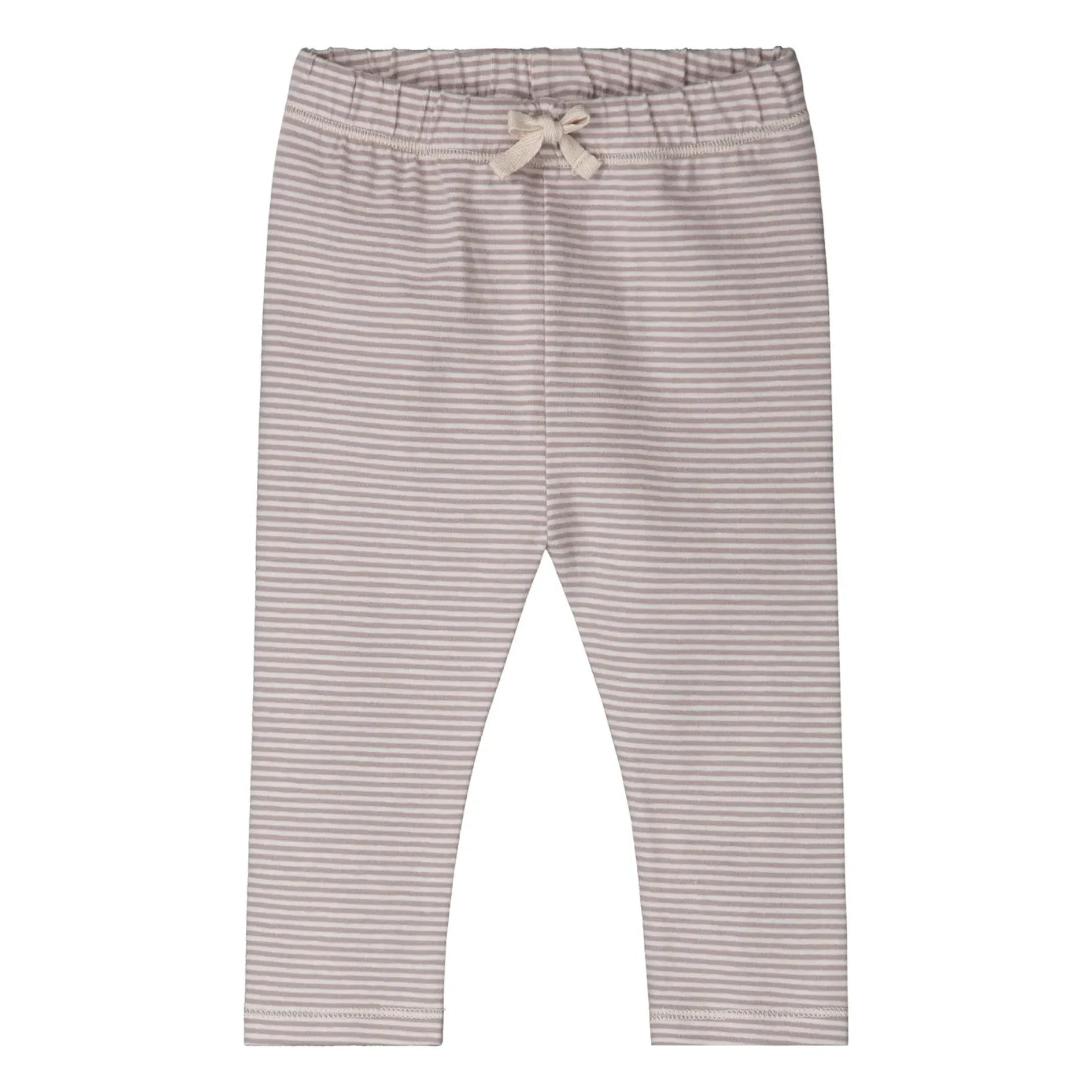 Gray Label - Striped Organic Cotton Leggings | Mauve