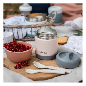 Béaba - Insulated Stainless Steel Food Storage Container - 300 ml | Pink