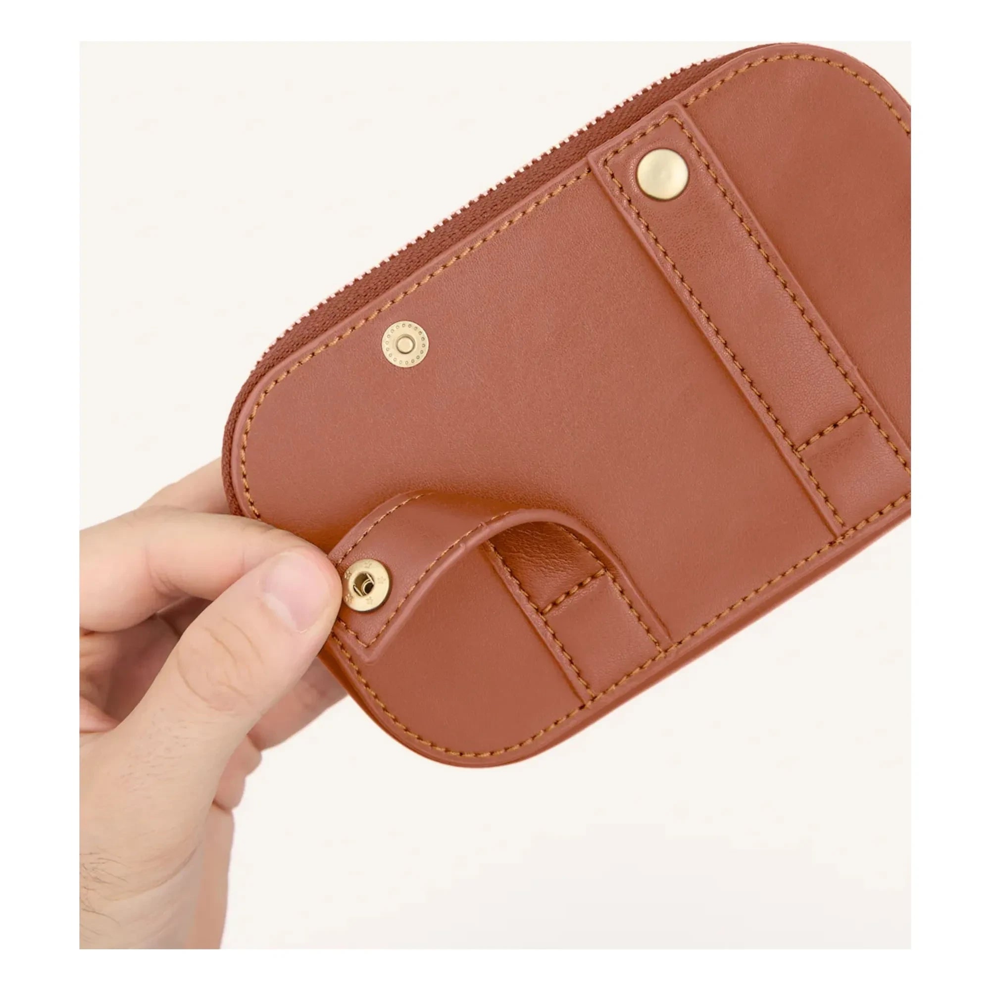 Cafide - Vegan Leather Wallet | Brown