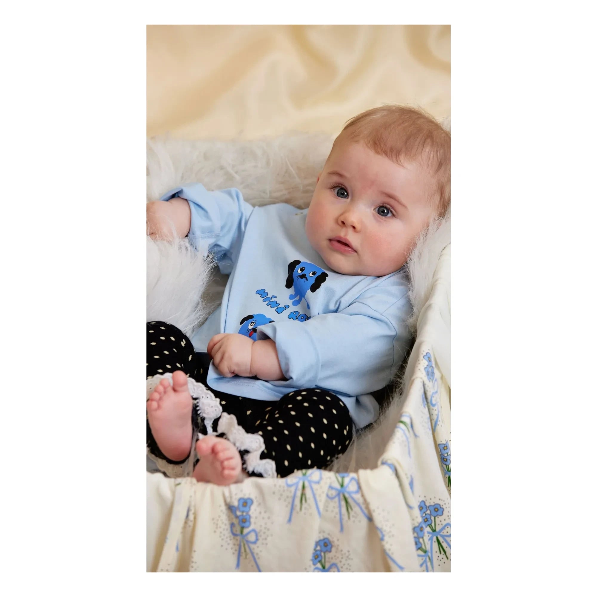 Mini Rodini - Organic Cotton Pea Leggings | Black