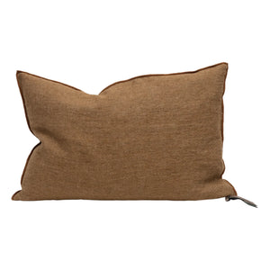 Maison de Vacances - Vice Versa Washed Linen Pillow | Havana/Givré