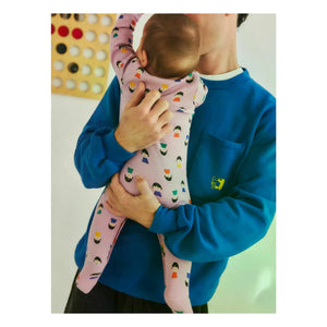 Bobo Choses - Pijama Uzun ve Bib Piyon Seti | Lila