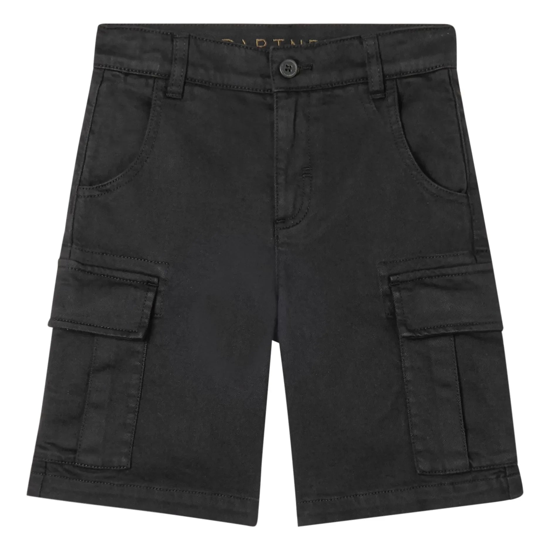 Stella McCartney Kids - Organic Cotton Cargo Shorts | Black