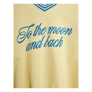 Mini Rodini - Back to the Moon and Sun Sweat Organic cotton | Yellow