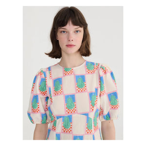 Bobo Choses - Pearl Cotton Dress | Blue