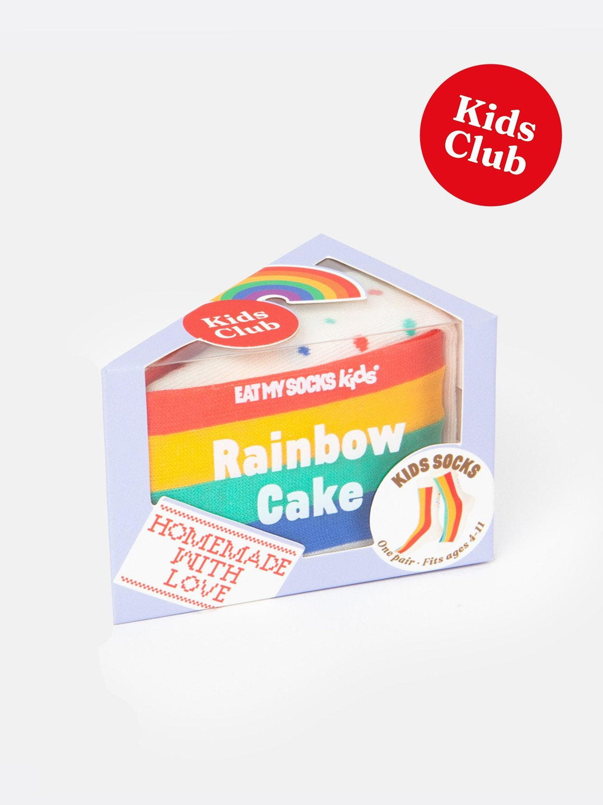 Eat My Socks - Kids Rainbow Cake Socks