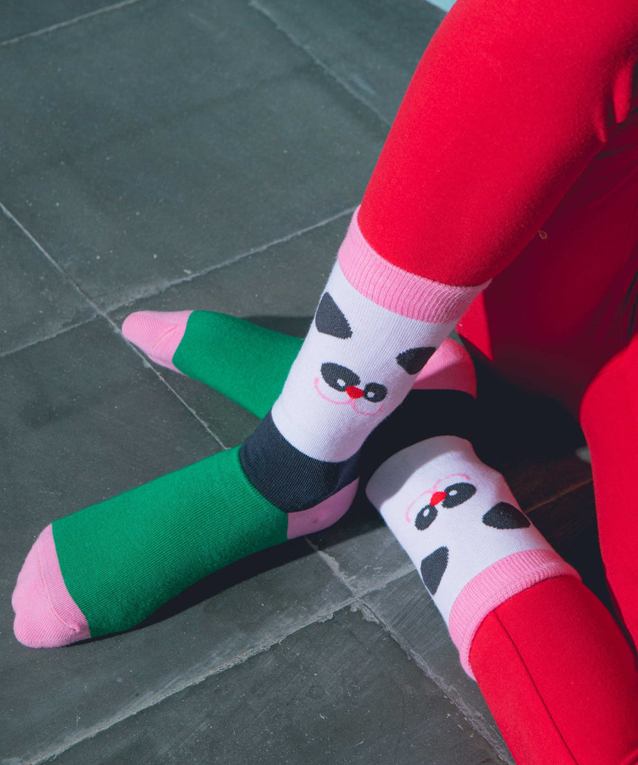 Eat My Socks - Çocuk Tembel Panda Çorap - Dinossi