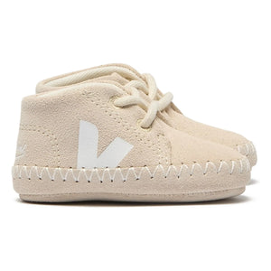 Veja - Veja x Bonpoint Bebek Süet Bağcıklı Sneaker | Kum Beji