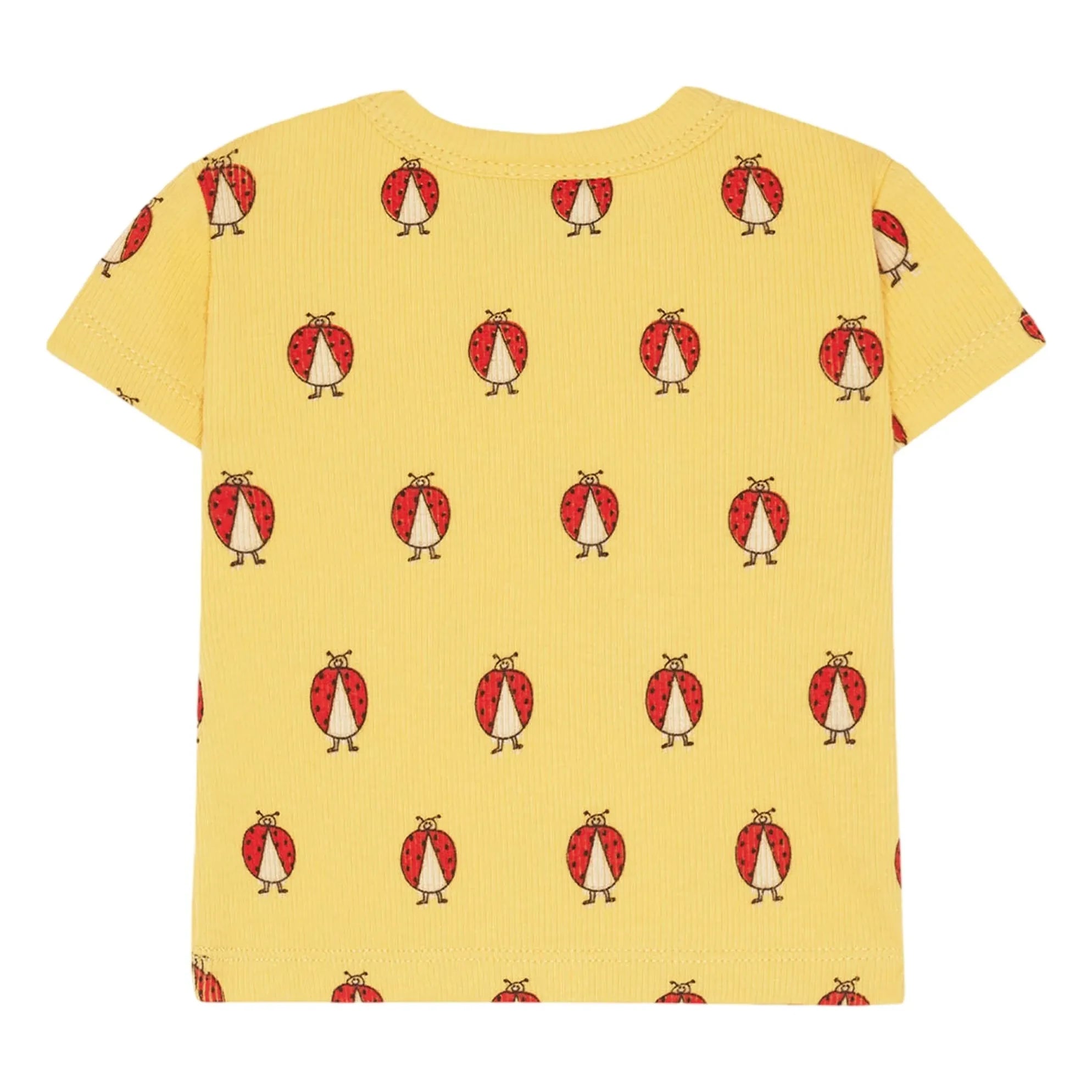 The Campamento - Coccinelles Organic Cotton Baby T-Shirt | Yellow