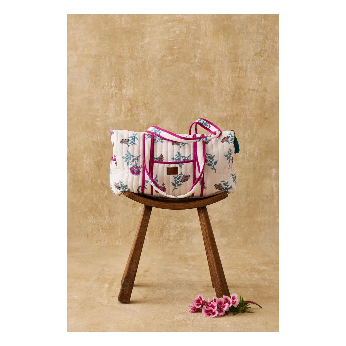 Louise Misha - 36h Bilbao bag in organic cotton | Ecru