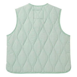 Hundred Pieces - Glee Quilted Sleeveless Jacket | Sage Green